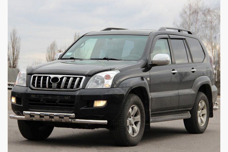 Toyota Land Cruiser Prado 120 2002-2009 Przedni Pałąk ST015 (Stal Nierdzewna) Image