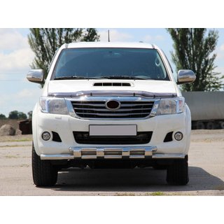 Osłona Przednia ST015 (Stal Nierdzewna) Toyota Hilux 2006-2015 zdjęcia 1