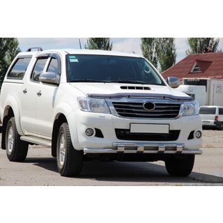 Osłona Przednia ST015 (Stal Nierdzewna) Toyota Hilux 2006-2015 zdjęcia 3