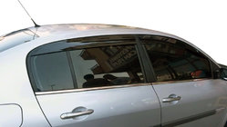 Renault Megane II 2004-2009 Deflektory szyb SD (4 szt, Perflex Sport) zdjęcia 4
