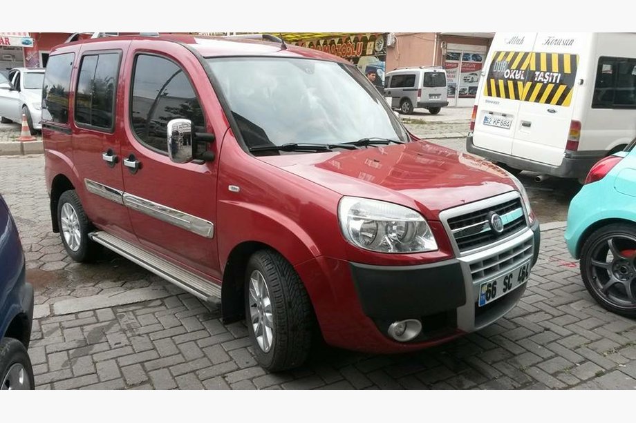 Fiat Doblo I 2005-2010 Listwy Drzwiowe Szeroki Model (4 szt, Stal Nierdzewna) Zdjęcia 4