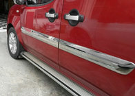 Fiat Doblo I 2005-2010 Listwy Drzwiowe Szeroki Model (4 szt, Stal Nierdzewna) OmsaLine - Włoska Stal Nierdzewna zdjęcia 3