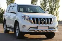 Toyota Land Cruiser Prado 150 2009-2023 Osłona Przednia ST015 (Stal Nierdzewna) zdjęcia 4