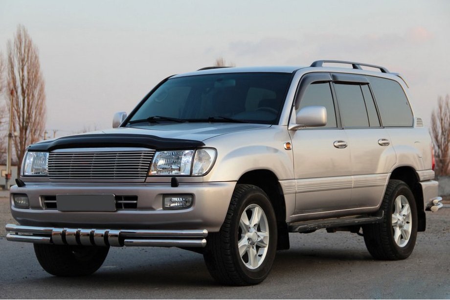 Toyota Land Cruiser 100 1998-2007 Przedni Pałąk ST015 (Stal Nierdzewna) Image