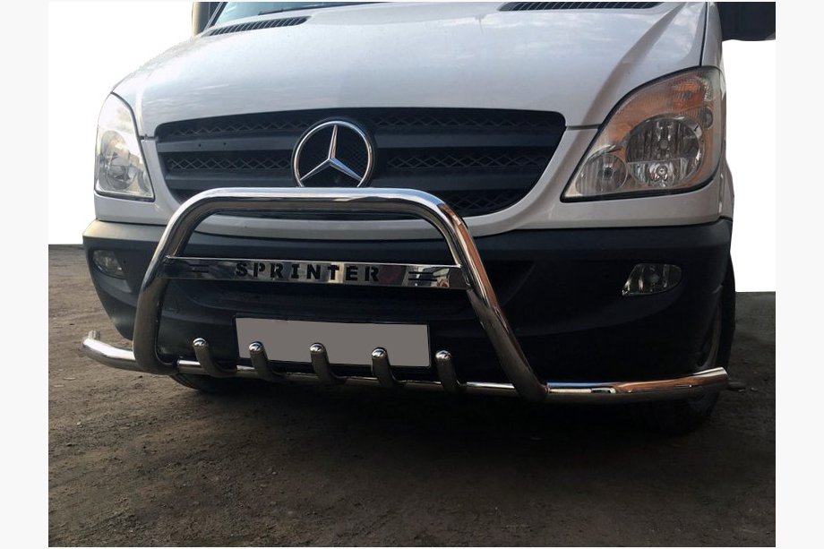 Mercedes Sprinter W906 2006–2018 Pałąk Przedni WT003-Plus (Stal Nierdzewna) Image