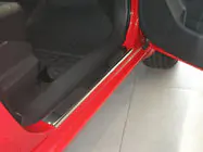 Toyota Yaris 2006-2011 Nakładki na Progi Nataniko (4 szt., Stal Nierdzewna) zdjęcia 1
