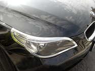 BMW 5 Series E60/E61 2003-2010 Nakładki na reflektory (2 szt., Plastik) zdjęcia 1