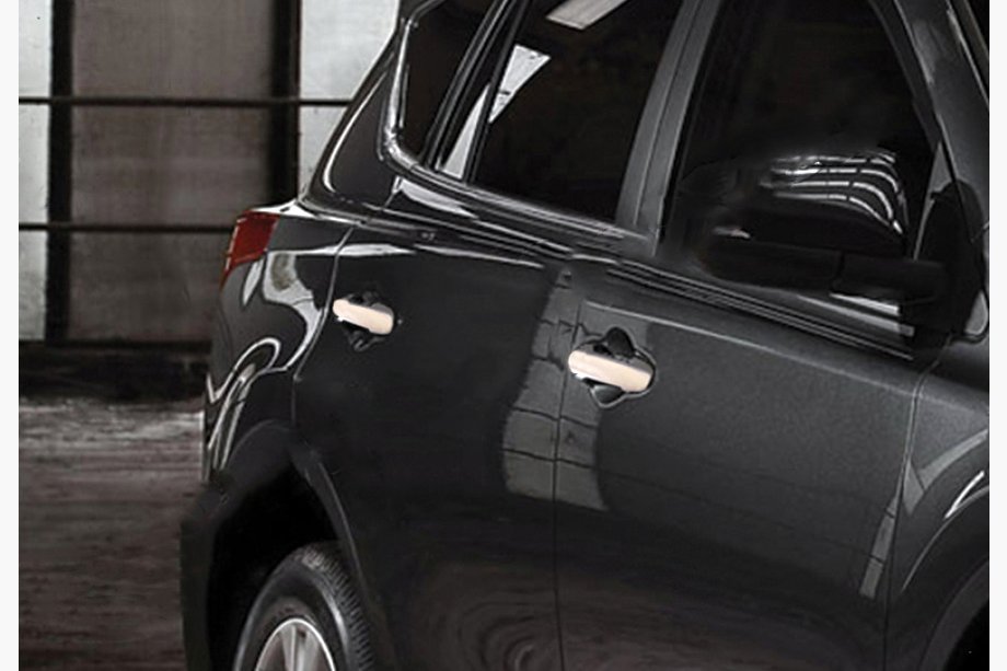 Toyota Rav 4 2013-2018 Chromowane Nakładki na Klamek Drzwi (4 szt, Stal Nierdzewna) Image