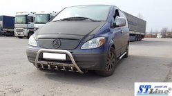 Mercedes Viano 2004-2014 Pałąk Przedni WT003/004 (Stal Nierdzewna) 60mm, z napisem zdjęcia 9