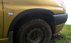 Citroen Berlingo 1996-2008 Plastikowe nakładki na nadkola (4 szt, czarne) zdjęcia 1