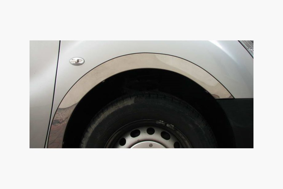 Volkswagen Caddy 2010-2015 Nakładki na nadkola ze stali nierdzewnej Krótki rozstaw osi, 2 drzwi przesuwne Zdjęcia 6