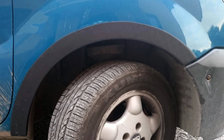 Renault Kangoo 1998-2008 Nakładki na nadkola (4 szt, czarne) zdjęcia 1