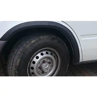 Poszerzenia nadkoli (6 szt, czarne)