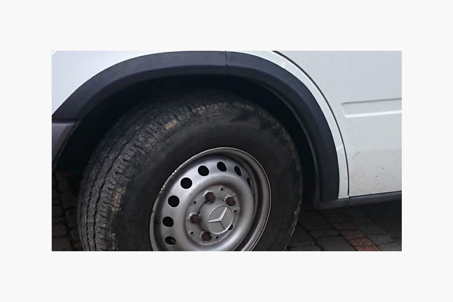 Volkswagen LT 1995-2006 Poszerzenia nadkoli (6 szt, czarne) Image