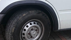 Volkswagen LT 1995-2006 Poszerzenia nadkoli (6 szt, czarne) zdjęcia 1