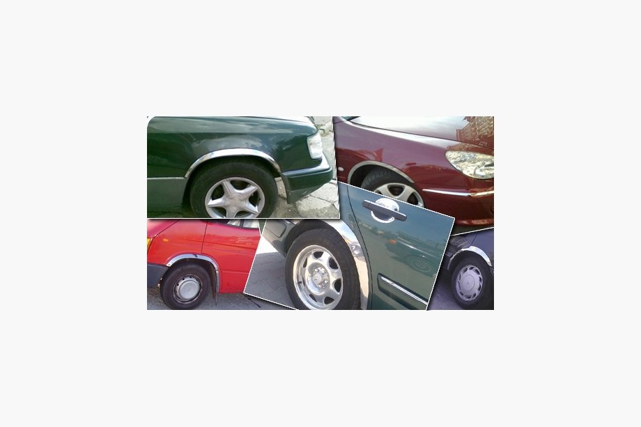 Volkswagen Caddy 2010-2015 Nakładki na nadkola ze stali nierdzewnej Krótki rozstaw osi, 2 drzwi przesuwne Zdjęcia 7