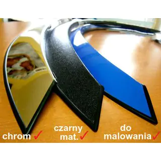 Listwy na nadkola ze stali nierdzewnej (4 szt.) zdjęcia 4