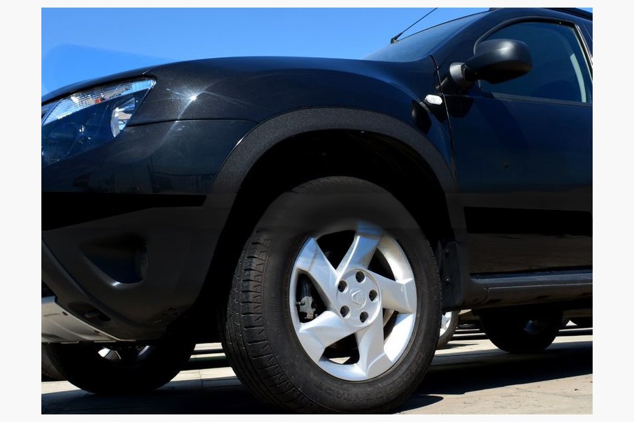 Renault Duster 2008–2017 Poszerzenia nadkoli (4 szt., Czarny metal) Image