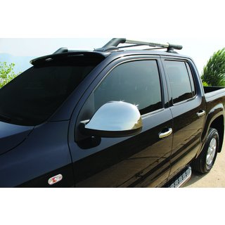 Nakładki na Lusterka (2 szt, Stal Nierdzewna) Volkswagen Amarok 2010-2022 zdjęcia 1