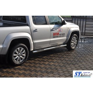 Rury Boczne (2 szt., Stal Nierdzewna) Volkswagen Amarok 2010-2022 zdjęcia 3