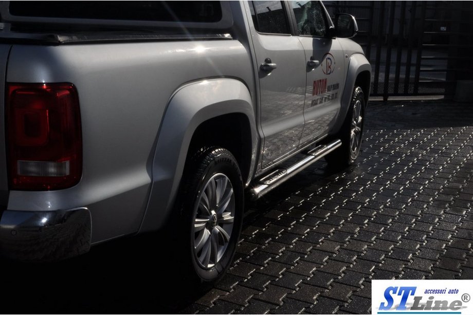 Volkswagen Amarok 2010-2022 Rury Boczne (2 szt., Stal Nierdzewna) 70mm Zdjęcia 2