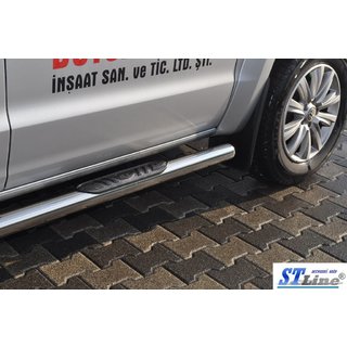 Rury Boczne (2 szt., Stal Nierdzewna) Volkswagen Amarok 2010-2022 zdjęcia 4