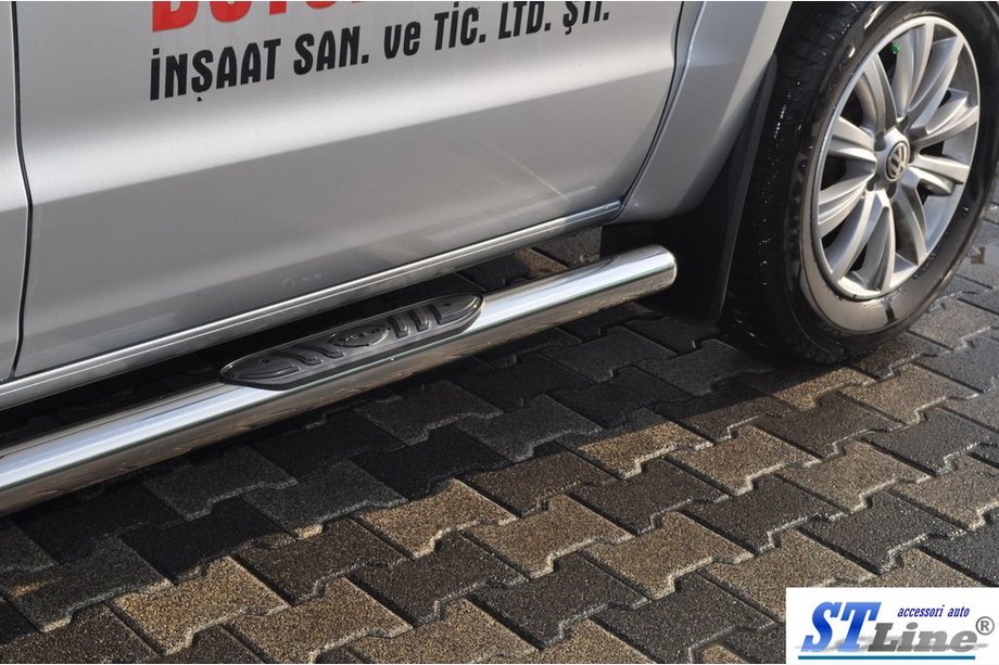 Volkswagen Amarok 2010-2022 Rury Boczne (2 szt., Stal Nierdzewna) 70mm Zdjęcia 4