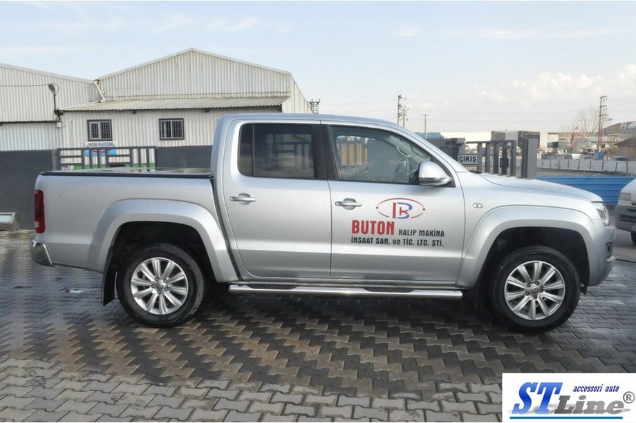 Volkswagen Amarok 2010-2022 Rury Boczne (2 szt., Stal Nierdzewna) 70mm Zdjęcia 6