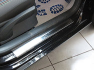 Volkswagen Polo 2001-2009 Nakładki na Progi Nataniko (4 szt., Stal Nierdzewna) Premium - Taśma 3M, 0.8 mm zdjęcia 1