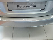 Volkswagen Polo 2010-2017 Nakładka na tylny zderzak Nataniko (stal nierdzewna) zdjęcia 1