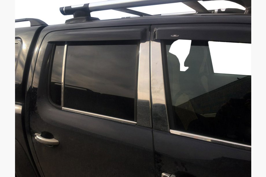 Volkswagen Amarok 2010-2022 Listwy Słupków Drzwi ze Stali Nierdzewnej (6 szt.) Image