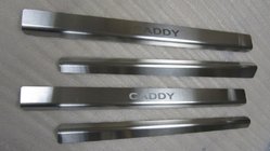 Volkswagen Caddy 2004-2010 Nakładki na Progi Drzwiowe Natanika Standard (4 szt, Stal Nierdzewna) zdjęcia 2