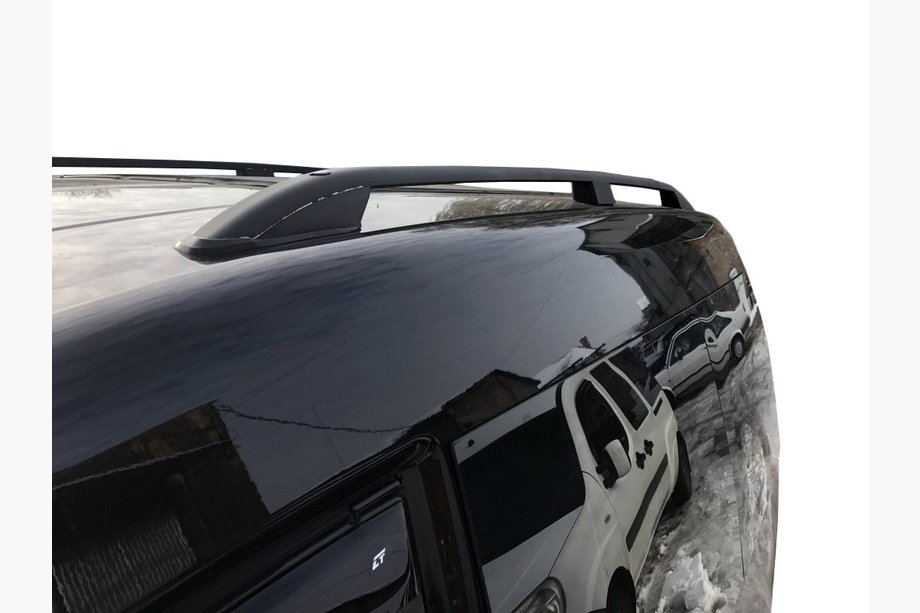 Volkswagen Caddy 2020- Relingi Dachowe Skyport BLACK Image