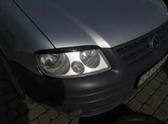Volkswagen Caddy 2004-2010 Brewki na reflektory (czarne) zdjęcia 7