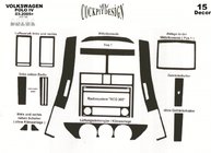 Volkswagen Polo 2001-2009 Nakładki na deskę rozdzielczą (2005-2009) Tytan zdjęcia 5