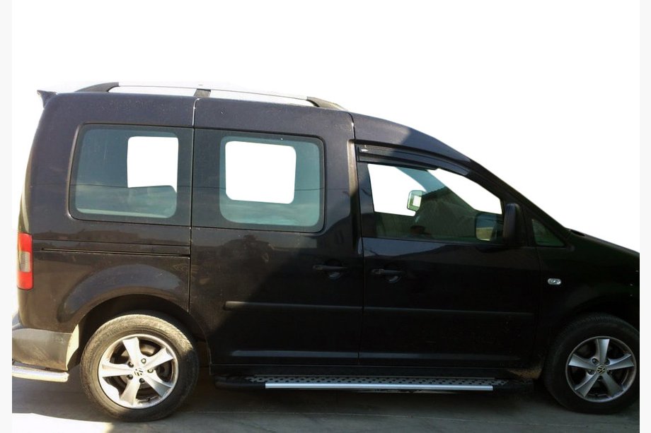 Volkswagen Caddy 2010-2015 Progi boczne typ X5 (2 szt., aluminium) Image