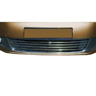 Nakładki na przedni zderzak Comfort (5 szt., stal nierdzewna) Volkswagen Caddy 2010-2015 zdjęcia 1