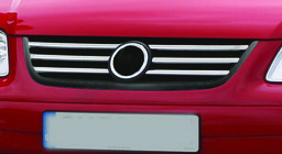 Volkswagen Caddy 2004-2010 Nakładki na Grilla Chromowane Life (6 szt, Stal Nierdzewna) zdjęcia 3