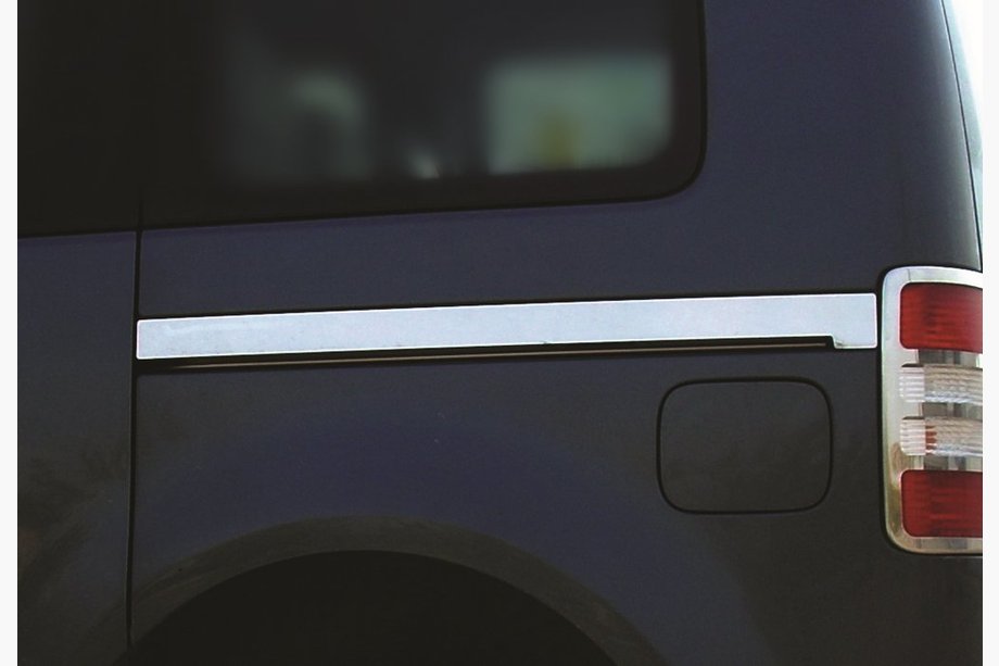 Volkswagen Caddy 2010-2015 Listwy Ozdobne Stal Nierdzewna Drzwi Przesuwne (2 szt.) Image