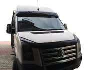 Volkswagen Crafter 2006-2016 Daszek na szybę przednią na ramie V1 (czarny połysk, 5mm) zdjęcia 1