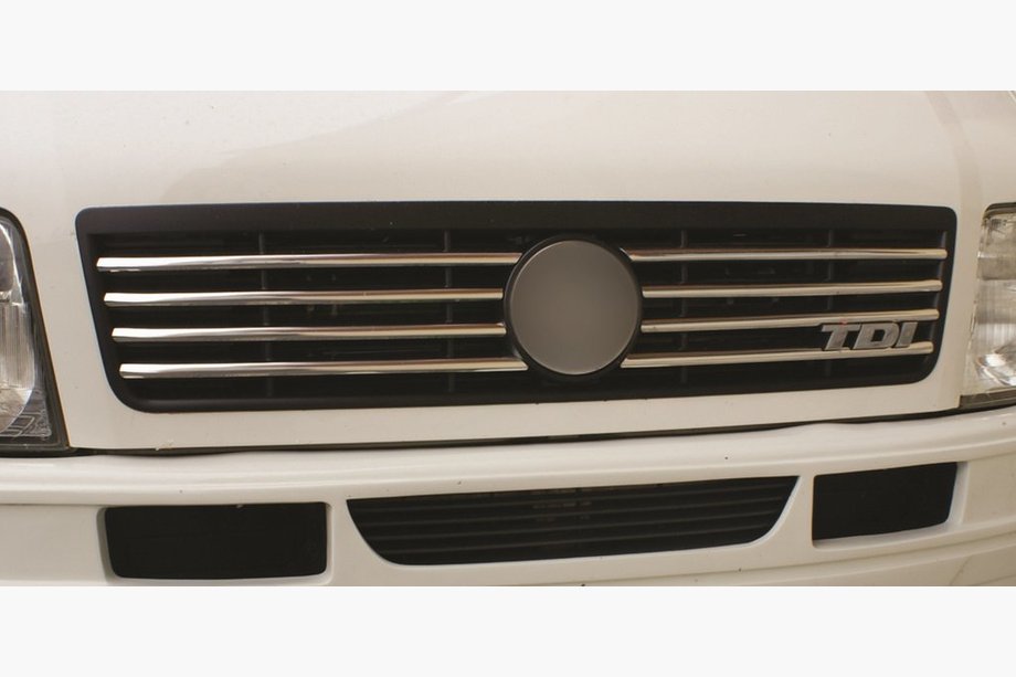 Volkswagen LT 1995-2006 Chromowane Nakładki na Grill (8 szt, Stal Nierdzewna) Image
