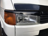 Volkswagen T4 Transporter 1990-2003 Brewki na Reflektory Prosta Maska (2 szt.) Czarny Połysk zdjęcia 1