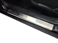 Volkswagen Golf 4 1997-2006 Nakładki progowe Nataniko (4 szt., stal nierdzewna) Standard – Taśma Lohmann, 0.5mm zdjęcia 1