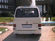 Volkswagen T4 Caravelle/Multivan 1990–2003 Nakładka na tylny zderzak (gruntowana do lakierowania) zdjęcia 2