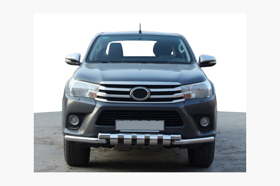 Toyota Hilux 2015- Osłona Przednia F3-34 (Stal Nierdzewna) Zdjęcia 1
