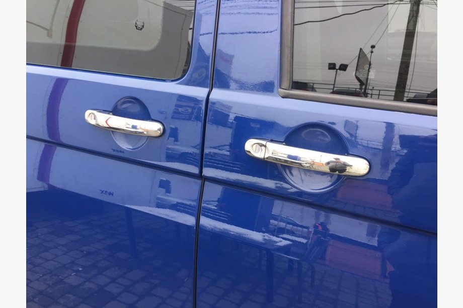 Volkswagen T5 Transporter 2003-2010 Nakładki na Klamek ze Stali Nierdzewnej 3 sztuki. OmsaLine - Włoska Stal Nierdzewna Image