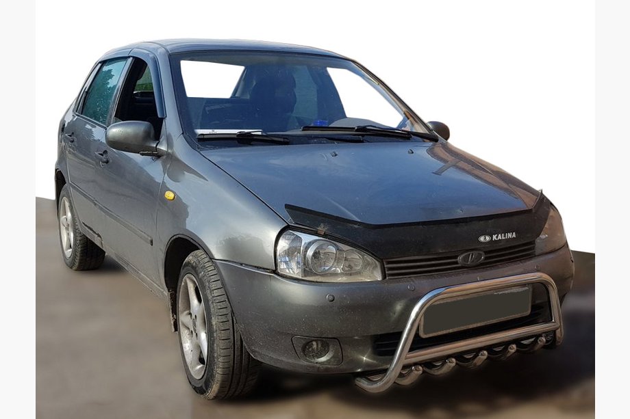 Lada Kalina 2004-2011 Bullbar przedni WT003 (60 mm, stal nierdzewna) Image