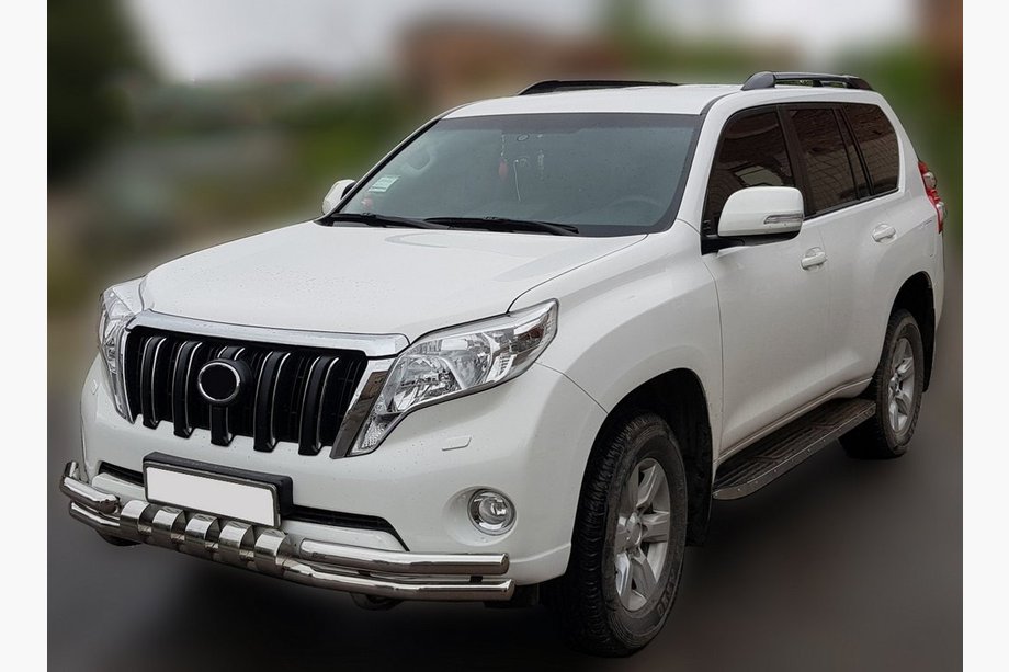 Toyota Land Cruiser Prado 150 2009-2023 Osłona Przednia F3-31 (Stal Nierdzewna) Image