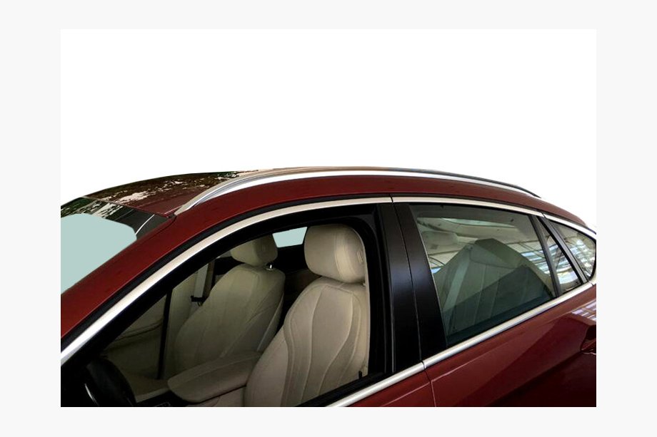 BMW X6 F16 2014-2019 Zintegrowane relingi dachowe chrom OEM (Aluminium, montaz na klej) Image