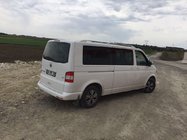 Volkswagen T5 Multivan 2003–2010 Relingi dachowe Skyport (białe) zdjęcia 6
